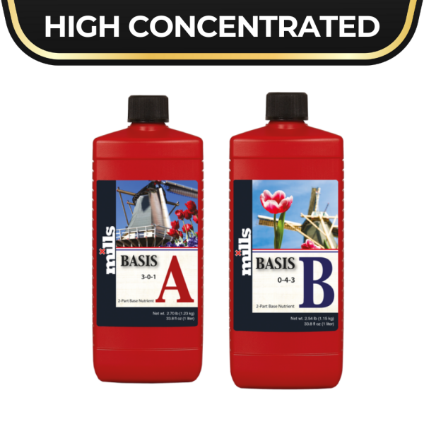 Mills Basis (HC) A + B | Basisdünger | High Concentrated | 2 x 1 L