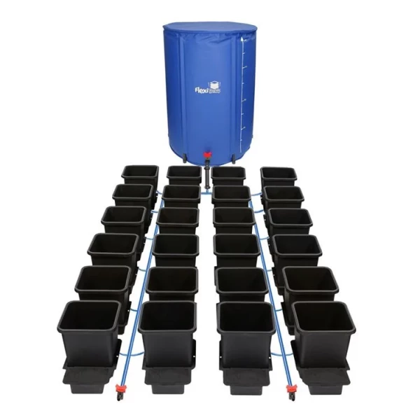 AutoPot | 1Pot Bewässerungssystem | 24 x 15 L Topf | 400L-Flextank