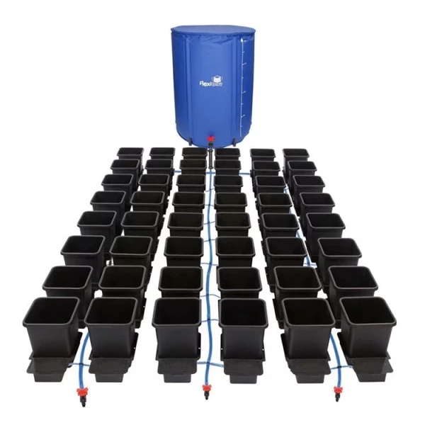 AutoPot | 1Pot Bewässerungssystem | 48 x 15 L Topf | 400L-Flextank