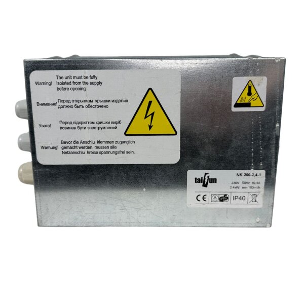 Gebrauchtware | Taifun Inline-Heizregister | 200 mm 2,4 kW