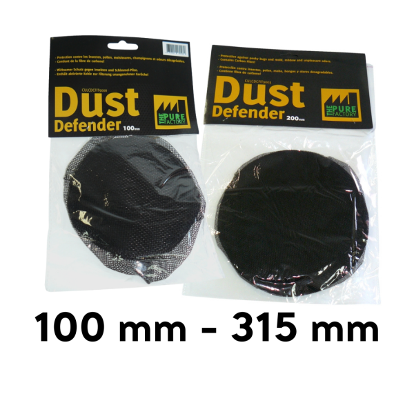 Dust Defender Zuluftfilter | Grobstaubfilter/Insektennetz mit Aktivkohle