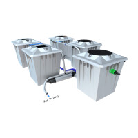 Ausstellungsstück | Alien Hydroponics RDWC PRO Silver Series 20 L | Für 4 Pflanzen (Zustand A+)