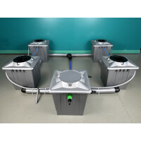 Ausstellungsstück | Alien Hydroponics RDWC PRO Silver Series 20 L | Für 4 Pflanzen (Zustand A+)