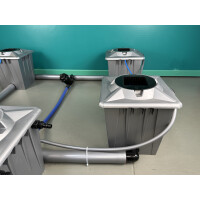 Ausstellungsstück | Alien Hydroponics RDWC PRO Silver Series 20 L | Für 4 Pflanzen (Zustand A+)
