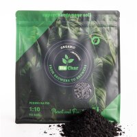 CO2 Products | Biochar + Microbes | Bodenverbesserer mit Pflanzenkohle und Mykorrhiza | 5 L