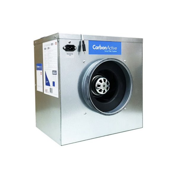 CarbonActive EC Silent Box 280m³/h 125mm mit Drehzahlregler